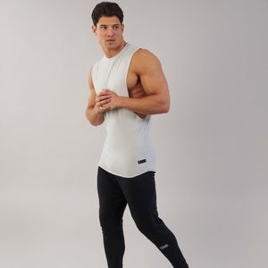 Gymshark eaze sleeveless t shirt. Pastel green.